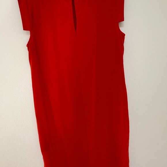 AlAllSaints Silk Tonya Lew Dress – Rust Orange, US 6 (Runs Small) - Picture 4 of 4